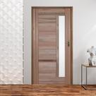 Ki Porta de Madeira BBB com Visor 210x92cm Batente 11cm Fecharura Golf Rodam Abertura Esquerda Ki Porta de Madeira BBB com Visor 210x92cm Batente 11cm Fecharura Golf Rodam Abertura Esquerda