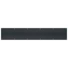 Kick Plate Tell DT101945 Aço inoxidável preto fosco 15x76 cm Kick Plate Tell DT101945 Aço inoxidável preto fosco 15x76 cm