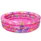 Kiddie Pool Big Summer 3 anéis 122x30cm rosa inflável