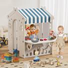 Kids Playhouse BIERUM com brinquedos de cozinha Pretend Play de 1 a 3 anos