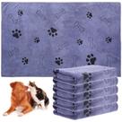 Kifmurase 5 peças de toalhas de microfibra para secar cães, toalha pet 39'' x 23,6'', superabsorvente e macia, toalha para higiene e secagem das patas, toalhas de secagem rápida para banho e cuidados com pets para cães grandes, médios e pequenos