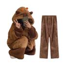 Kigurumi Capivara Unicórnio Adulto - Macacão de Cosplay para Inverno e Halloween