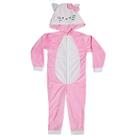 Kigurumi Macacao Hello Kitty Laço Inverno Pijama Infantil