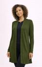 Kimono (Cardigan) de Suede Summer Rib canelado Cor:VerdeTamanho:M