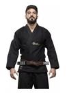 Kimono Classic Preto Jiu Jitsu Trançado BJJ Atama