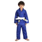 Kimono de Judo Infantil MKS CBJ Oficial Seitô Azul com faixa Branca