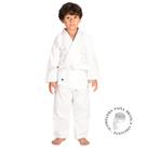 Kimono de Judo Jiu-Jitsu Infantil MKS Seitô Branco com faixa Branca Kimono de Judo Jiu-Jitsu Infantil MKS Seitô Branco com faixa Branca