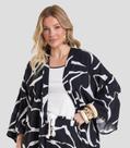 Kimono Feminino em Tecido Estampado Dianna Preto Kimono Feminino em Tecido Estampado Dianna Preto