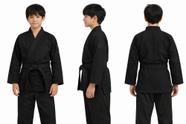 Kimono Infantil Jiu Jitsu em Brim Pesado para treino e competições