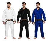 Kimono Jiu Jitsu Pro 550g Adulto Pretorian Preto A4