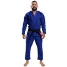 Kimono Jiu Jitsu Trançado Adulto Azul