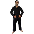 Kimono Jiu Jitsu Trançado Adulto Preto Kimono Jiu Jitsu Trançado Adulto Preto