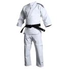 Kimono Judo Infantil adidas Training Branco Trançado J500NL