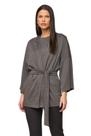 Kimono Relax Lado Avesso Cinza