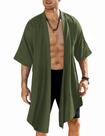 Kimono Robe COOFANDY Roupões de praia leves para homens Kimono Robe COOFANDY Roupões de praia leves para homens