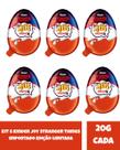 Kinder joy stranger things importado edição limitada