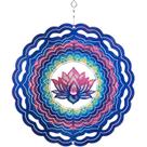 Kinetic Wind Spinner SPRING SONG Mandala Lotus em aço inoxidável