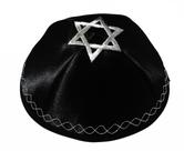 Kipa Judaico Estrela De Davi Preto De Israel Kipa Judaico Estrela De Davi Preto De Israel