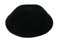 Kipa Judaico Veludo Grande - Preto - De Israel