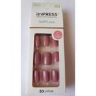 Kiss Impress Unhas Autocolantes Curta In Luv