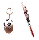 Kit 01 Caneta esferografica chaveiro bola do Corinthians