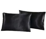 Kit 01 Fronha De Cetim (01 Unidade) Anti Frizz Macio 50cm x 70cm Com Zíper
