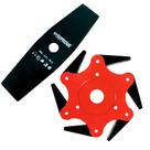 Kit 01 Lâminas Para Roçadeiras e 01 Disco Corte 6 Pontas