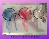Kit 01 papeiro 600ml 01 colher 01 peneira p 01 peneira m para bebe rosa