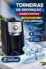 Kit 01 Par de Torneiras Premium Para o Filtro Purificador Bebedouro Colormaq Original Modelo Antigo