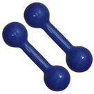 Kit 01 Par Halter Peso Emborrachado 2Kg Unibrás