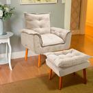 Kit 01 poltrona Opala 1 Puff Opala varias cores suede Mercado Dos Móveis Kit 01 poltrona Opala 1 Puff Opala varias cores suede Mercado Dos Móveis