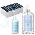 Kit 01 Porta Máscara / 1 Alc. Gel 60ml/ 1 Alc.500ml 70º Azul
