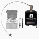 Kit 01 Travas Tecnow para Carrinho de compras em Condominio + 08 Chaves