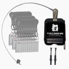 Kit 01 Travas Tecnow para Carrinho de compras em Condominio + 30 Chaves