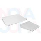Kit 01 Travesseiro De Berço + 01 De Carrinho Anti- Refluxo Branco
