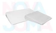 Kit 01 Travesseiro De Berço+01 De Carrinho Anti- Refluxo branco