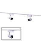 Kit 01 Trilho Eletrificado 1m + 2 Spots Branco 7W Branco Quente Kit 01 Trilho Eletrificado 1m + 2 Spots Branco 7W Branco Quente