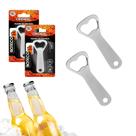 Kit 02 Abridor De Garrafa Boteco Bar Cerveja Inox Reforçado