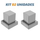 Kit 02 Acabamento De Registro Quadrado Abs 1/2 Ou 3/4 Kit 02 Acabamento De Registro Quadrado Abs 1/2 Ou 3/4