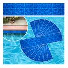 Kit 02 Adesivos Piscina Faixa Agua M4 100x30cm