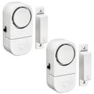 Kit 02 Alarme Sonoro Invasão Residencial Porta Janela Portão