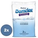 Kit 02 Alcalinizante Elevador Alcalinidade Piscina 2kg - Domclor