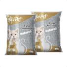 Kit 02 Areia Para Gato Granulada Natutal Grossa Avipet 4kg