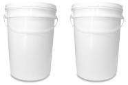 Kit 02 Baldes Plástico 22L Atóxico com Tampa Hermética e Alça para Armazenamento Alimentos Bebidas Kit 02 Baldes Plástico 22L Atóxico com Tampa Hermética e Alça para Armazenamento Alimentos Bebidas