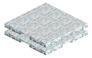 Kit 02 Bases Magneticas cinza para Blocos de Montar Infantil Educativo Minecraft semelhante
