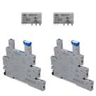 Kit 02 Bases Para Relé 38.51 + 02 Relés Acoplador Fino HF41F 12 / 24Vcc / Vca Sibratec Kit 02 Bases Para Relé 38.51 + 02 Relés Acoplador Fino HF41F 12 / 24Vcc / Vca Sibratec