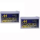 Kit 02 Bateria Gel Selada 12V 9ah - Moura No-break