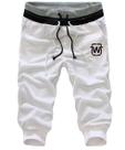 Kit 02 bermudas de moletom wooks masculina saruel skinny
