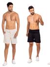 kit 02 bermudas masculina Linho Premium Conforto e Estilo Imbatíveis