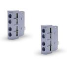 Kit 02 Blocos de Contato Frontal ACBF Para MPW 18 / 40 / 80 Weg Kit 02 Blocos de Contato Frontal ACBF Para MPW 18 / 40 / 80 Weg